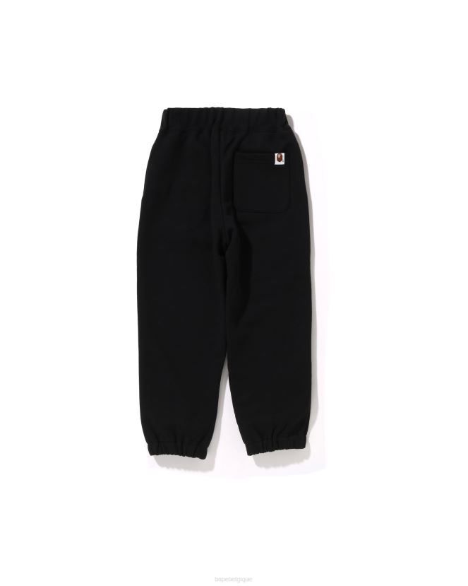 pantalon de survêtement multi-polices A Bathing Ape enfants ZHX6N41684 noir