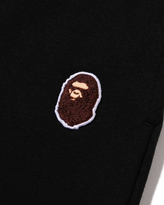 pantalon de survêtement multi-polices A Bathing Ape enfants ZHX6N41684 noir