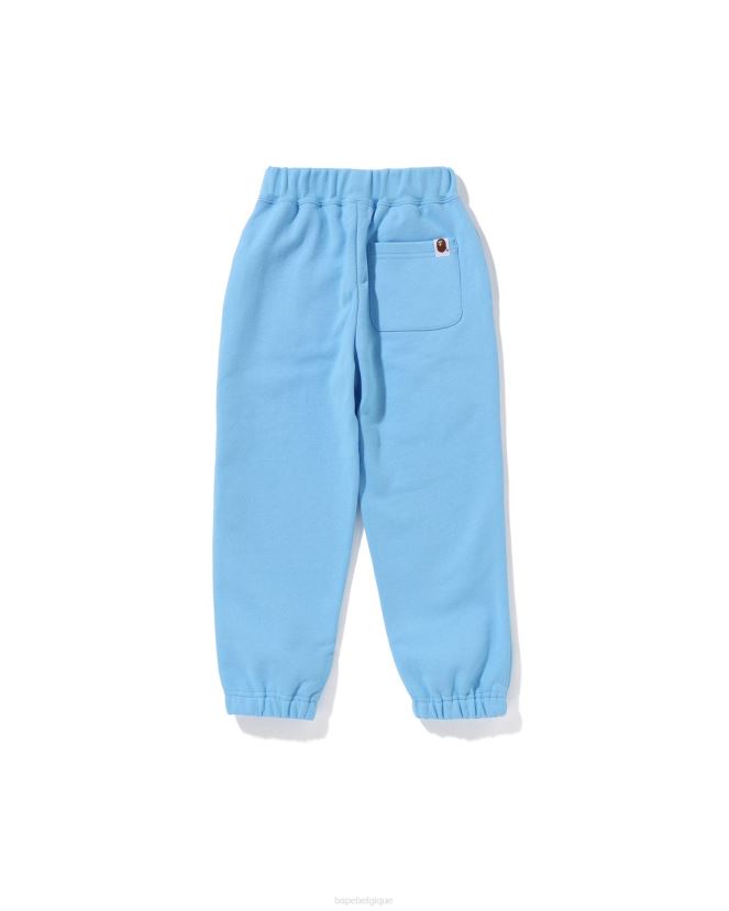 pantalon de survêtement multi-polices A Bathing Ape enfants ZHX6N41685 bleu