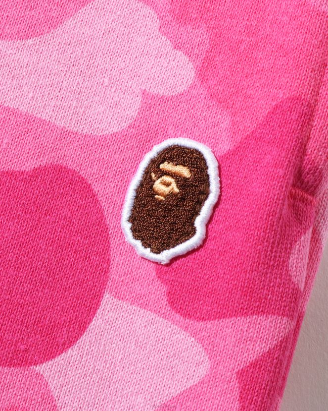 pantalon de survêtement oversize couleur camouflage A Bathing Ape femmes ZHX6N4985 rose