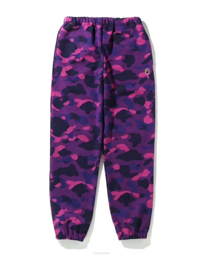 pantalon de survêtement oversize couleur camouflage A Bathing Ape femmes ZHX6N4986 violet