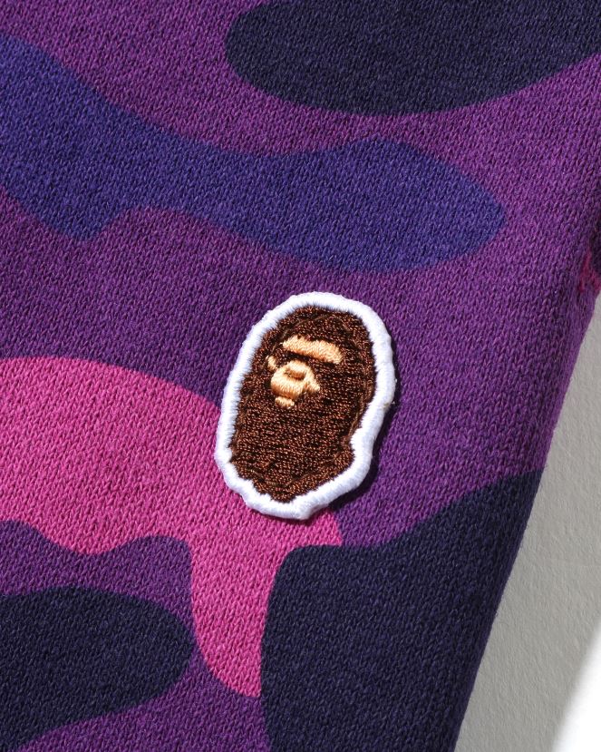 pantalon de survêtement oversize couleur camouflage A Bathing Ape femmes ZHX6N4986 violet