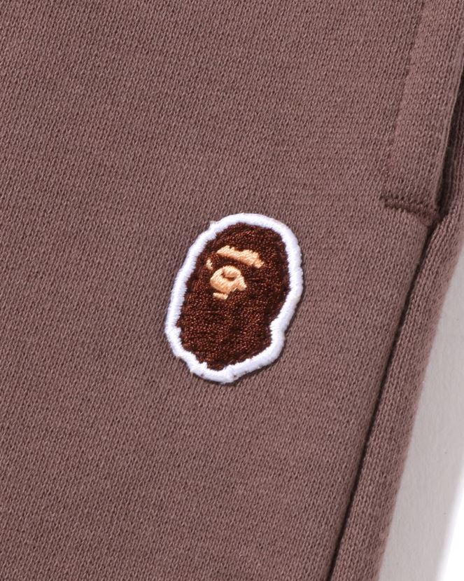 pantalon de survêtement surdimensionné head one point A Bathing Ape femmes ZHX6N4972 brun