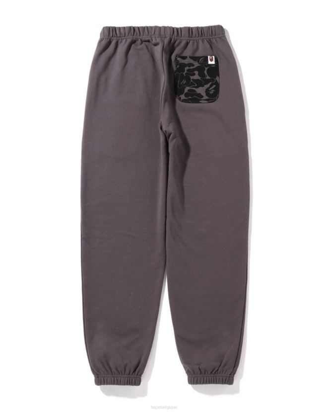 pantalon de survêtement surdimensionné head one point A Bathing Ape femmes ZHX6N4973 gris