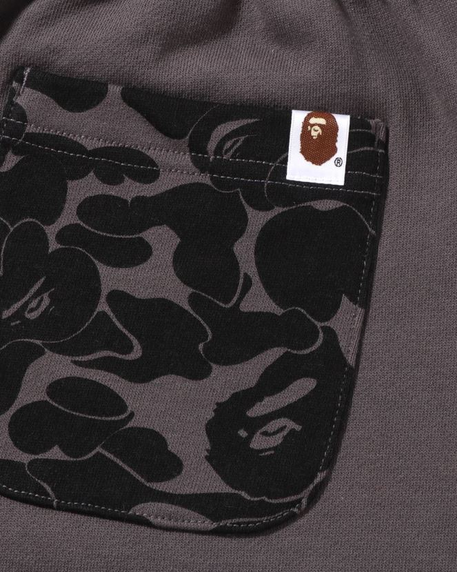 pantalon de survêtement surdimensionné head one point A Bathing Ape femmes ZHX6N4973 gris