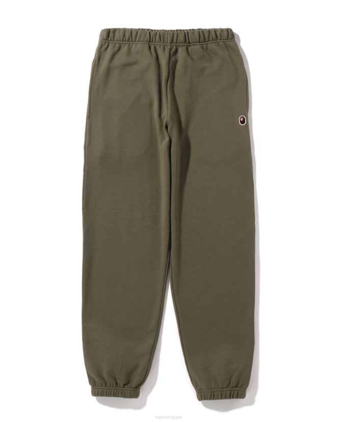 pantalon de survêtement surdimensionné head one point A Bathing Ape femmes ZHX6N4974 armée verte
