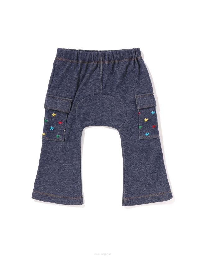 pantalon en denim jersey bébé milo sta A Bathing Ape enfants ZHX6N41399 jean