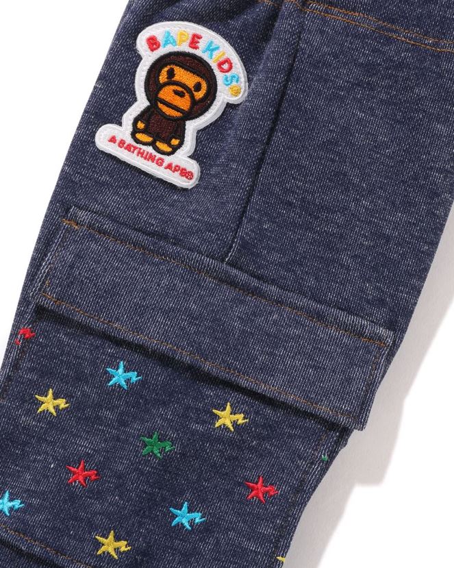 pantalon en denim jersey bébé milo sta A Bathing Ape enfants ZHX6N41399 jean