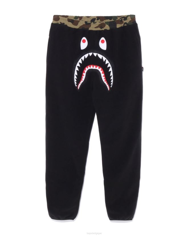 pantalon x polartec 1st camo shark A Bathing Ape femmes ZHX6N4895 noir