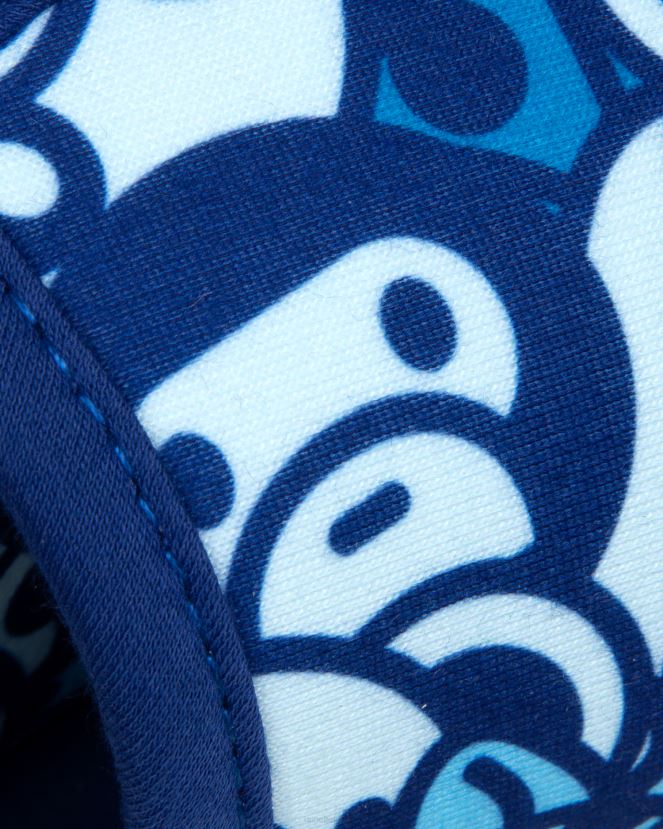 pantoufles bébé milo A Bathing Ape femmes ZHX6N41218 bleu