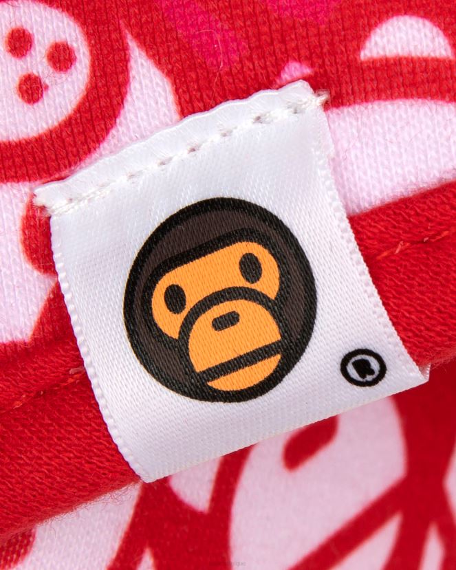 pantoufles bébé milo A Bathing Ape femmes ZHX6N41219 rose
