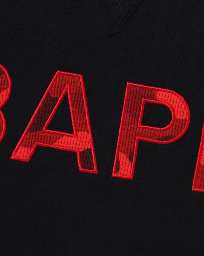 patch coupe décontractée A Bathing Ape Hommes ZHX6N4293 noir