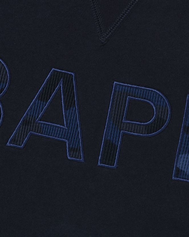 patch coupe décontractée A Bathing Ape Hommes ZHX6N4296 bleu marine