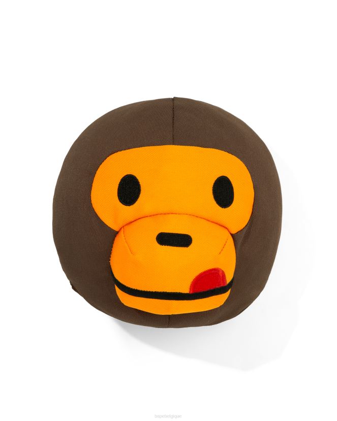 peluche tête de milo A Bathing Ape Hommes ZHX6N41171 brun