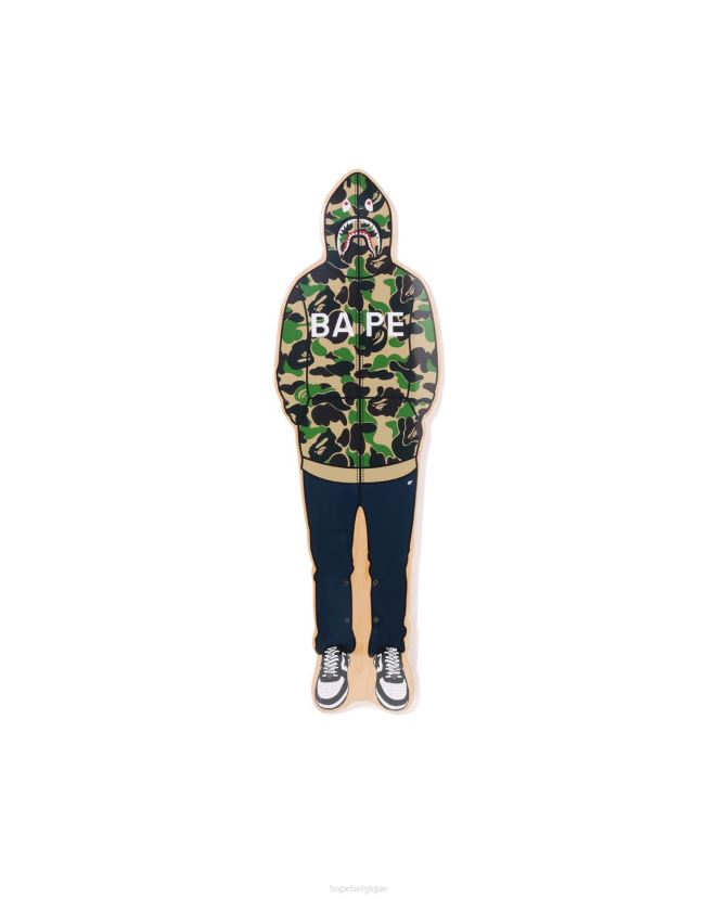 planche de skate requin seijin A Bathing Ape Hommes ZHX6N4551 armée verte