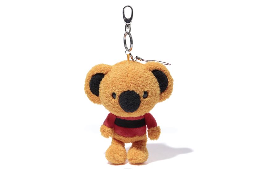 porte-clés en peluche A Bathing Ape Hommes ZHX6N41188 mandarine
