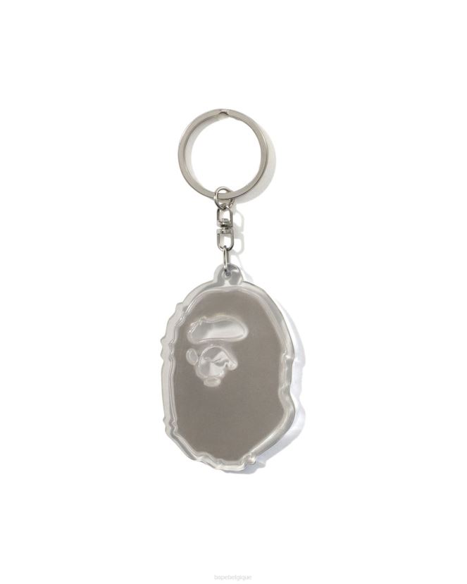 porte-clés réfléchissant A Bathing Ape Hommes ZHX6N4483 noir