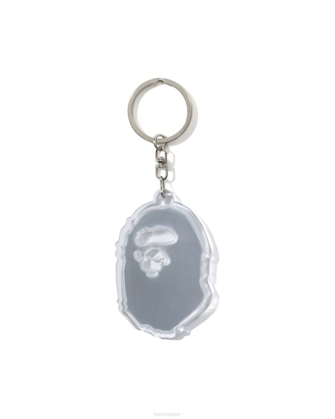 porte-clés réfléchissant A Bathing Ape Hommes ZHX6N4486 blanc