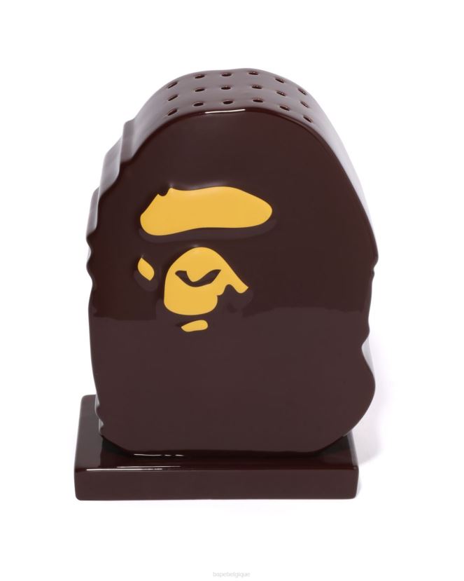 porte-encens tête A Bathing Ape Hommes ZHX6N4433 brun