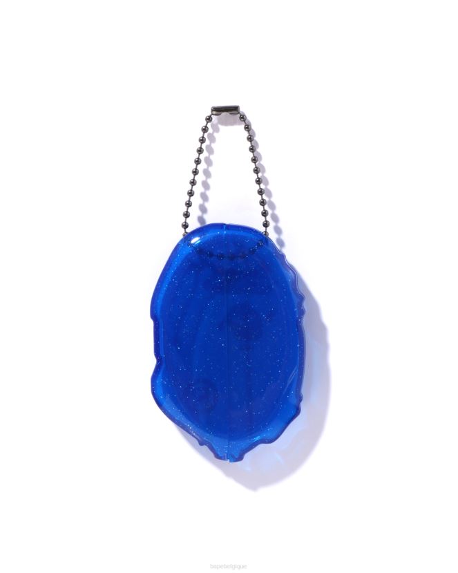 porte-monnaie tête A Bathing Ape Hommes ZHX6N4596 bleu