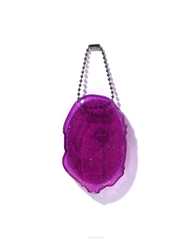 porte-monnaie tête A Bathing Ape Hommes ZHX6N4597 violet