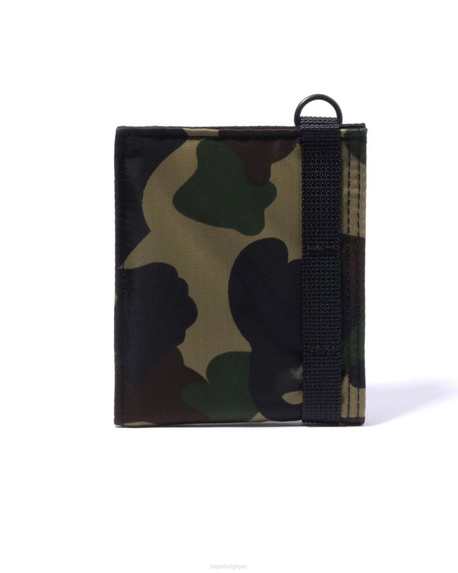 portefeuille porter 1st camo A Bathing Ape Hommes ZHX6N4573 armée verte