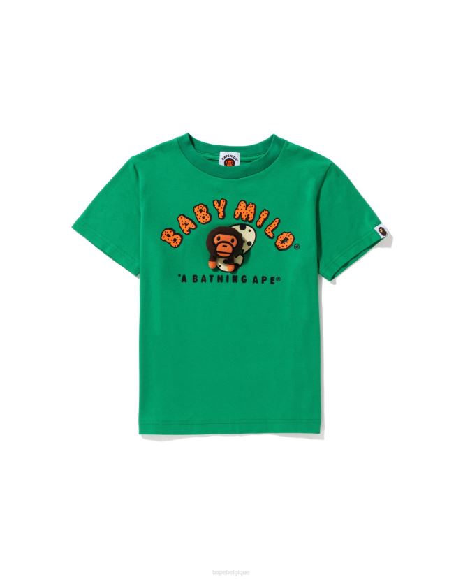 poupée en peluche bébé milo dans un té doeuf A Bathing Ape enfants ZHX6N41587 émeraude