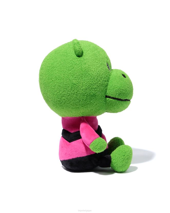 poupée en peluche hippopotame assis A Bathing Ape Hommes ZHX6N41162 vert d\automne
