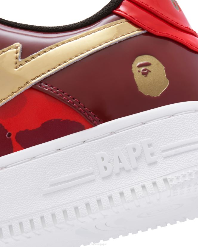projet cny A Bathing Ape Hommes ZHX6N4681 rouge vif