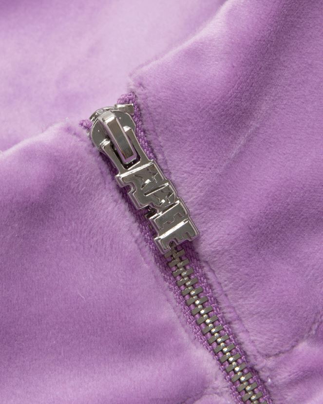 pull court à fermeture zippée A Bathing Ape femmes ZHX6N41062 violet