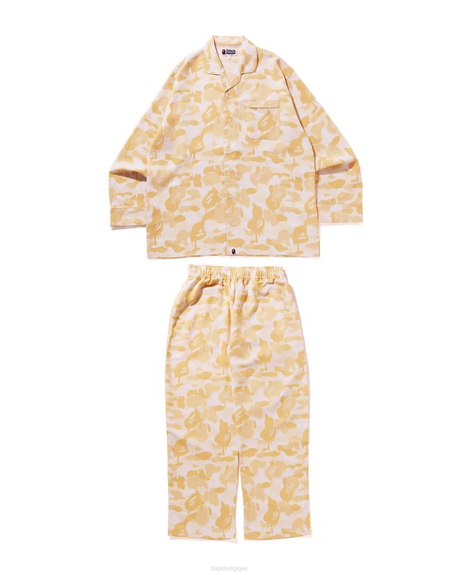 pyjama camouflage chocolat saint valentin A Bathing Ape Hommes ZHX6N4301 couleur crème