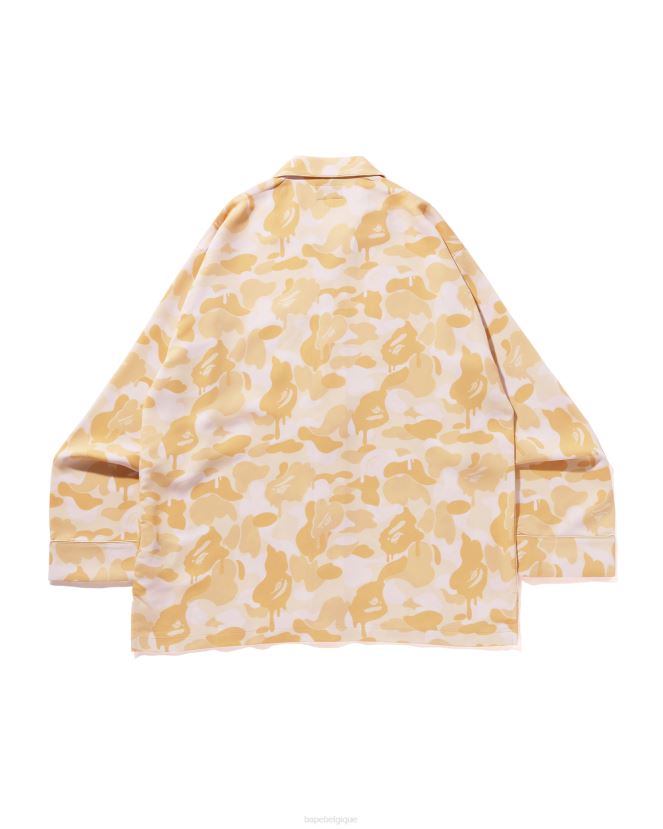 pyjama camouflage chocolat saint valentin A Bathing Ape Hommes ZHX6N4301 couleur crème