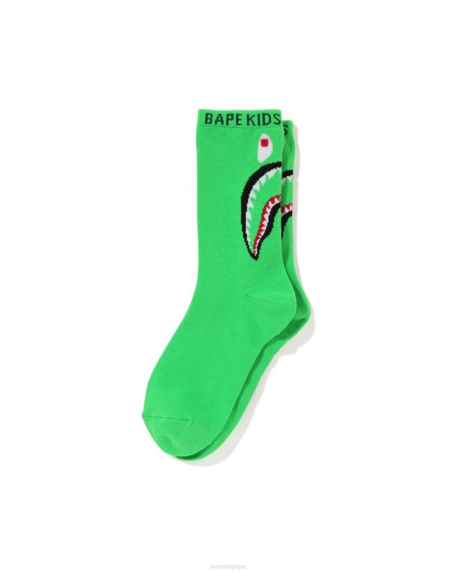 requin chaussettes A Bathing Ape enfants ZHX6N41402 vert clair