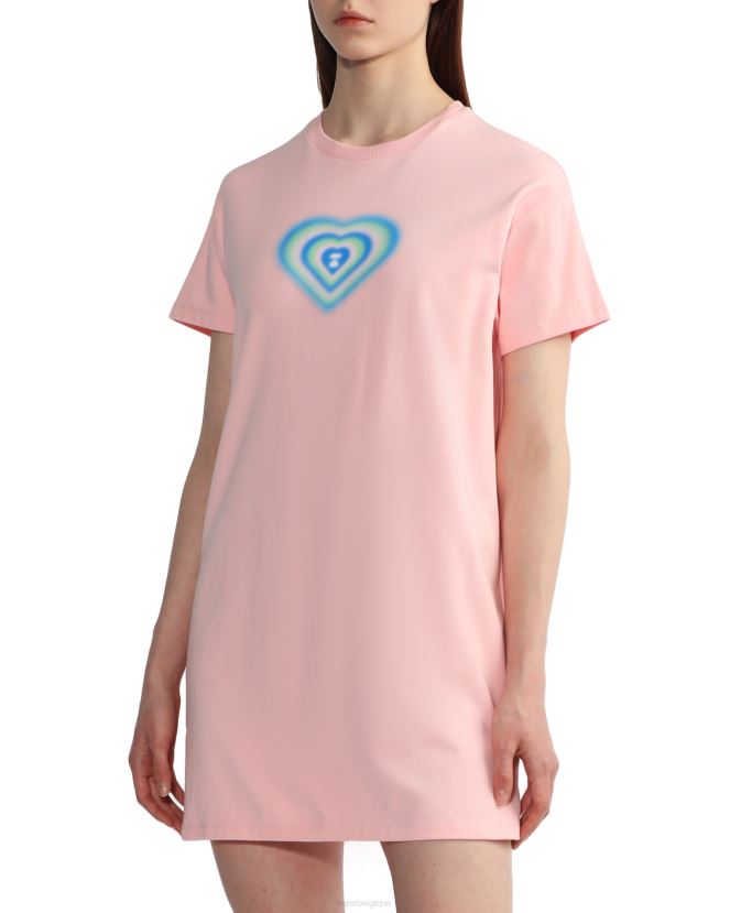 robe graphique A Bathing Ape femmes ZHX6N4816 rose