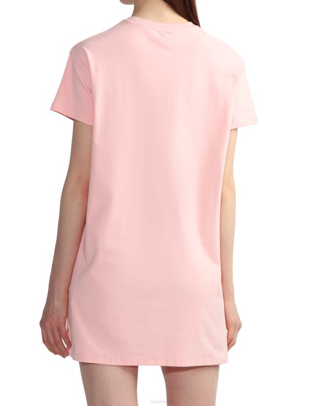 robe graphique A Bathing Ape femmes ZHX6N4816 rose