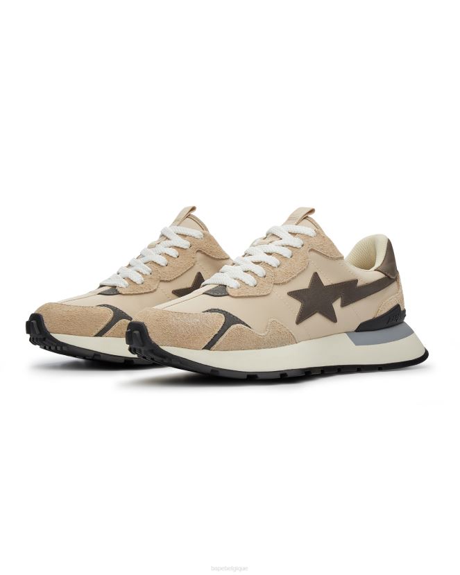 route sta express 1 m2 A Bathing Ape Hommes ZHX6N4695 beige