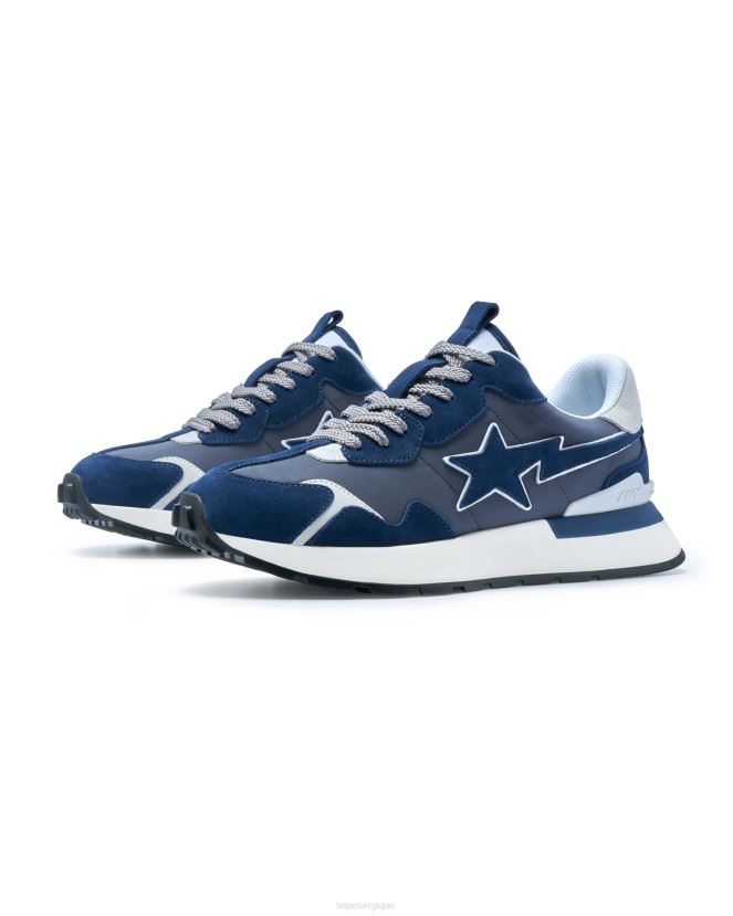 route sta express 3 m1 A Bathing Ape Hommes ZHX6N4677 bleu marine