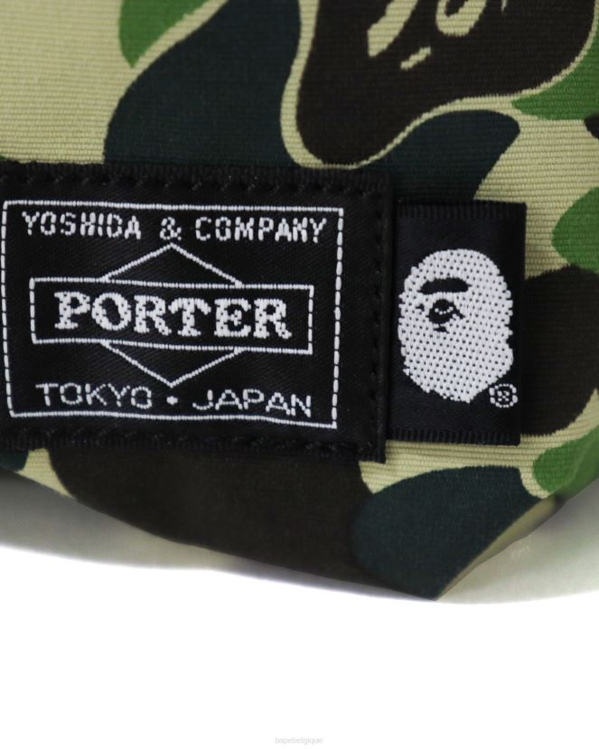 sac banane porter abc camouflage A Bathing Ape Hommes ZHX6N4755 armée verte