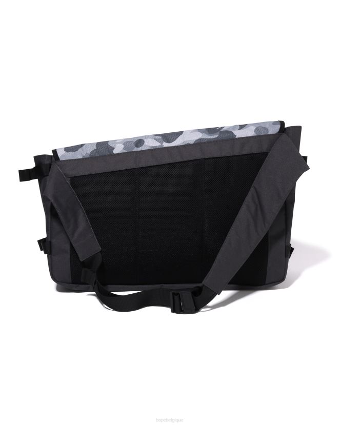 sac besace camouflage nid d\abeille A Bathing Ape Hommes ZHX6N4391 gris