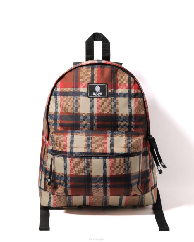 sac de bonne année haut de gamme A Bathing Ape Hommes ZHX6N4751 rouge vif