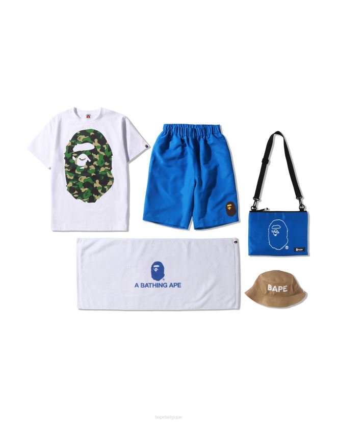 sac dété vacances plage jr A Bathing Ape enfants ZHX6N41593 bleu