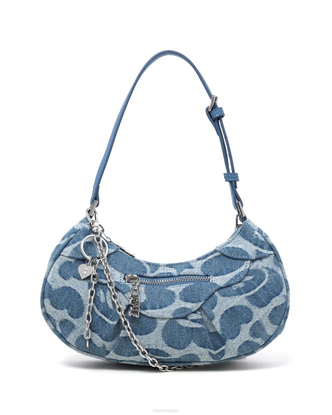 sac en jean motif 1 A Bathing Ape femmes ZHX6N41085 jean