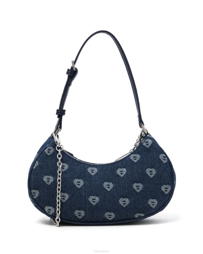 sac en jean motif 2 A Bathing Ape femmes ZHX6N41083 jean