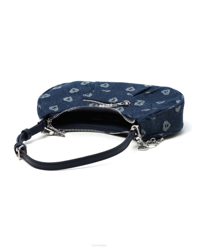 sac en jean motif 2 A Bathing Ape femmes ZHX6N41083 jean