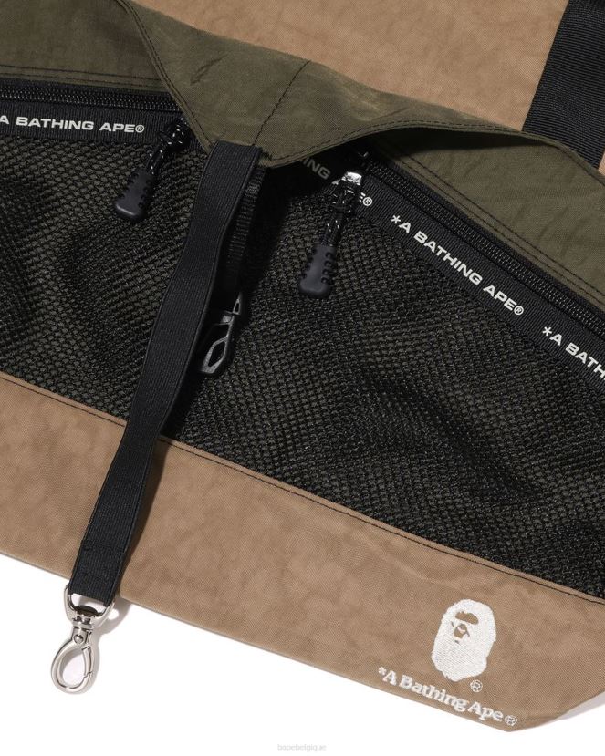 sac multi-couleurs A Bathing Ape Hommes ZHX6N4457 beige