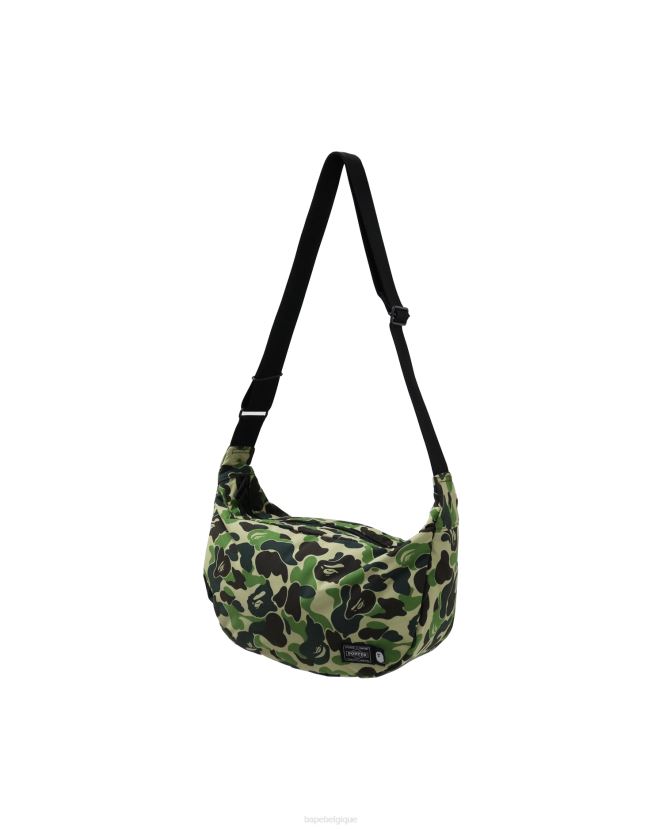 sac porté épaule à motif camouflage abc A Bathing Ape Hommes ZHX6N4754 armée verte