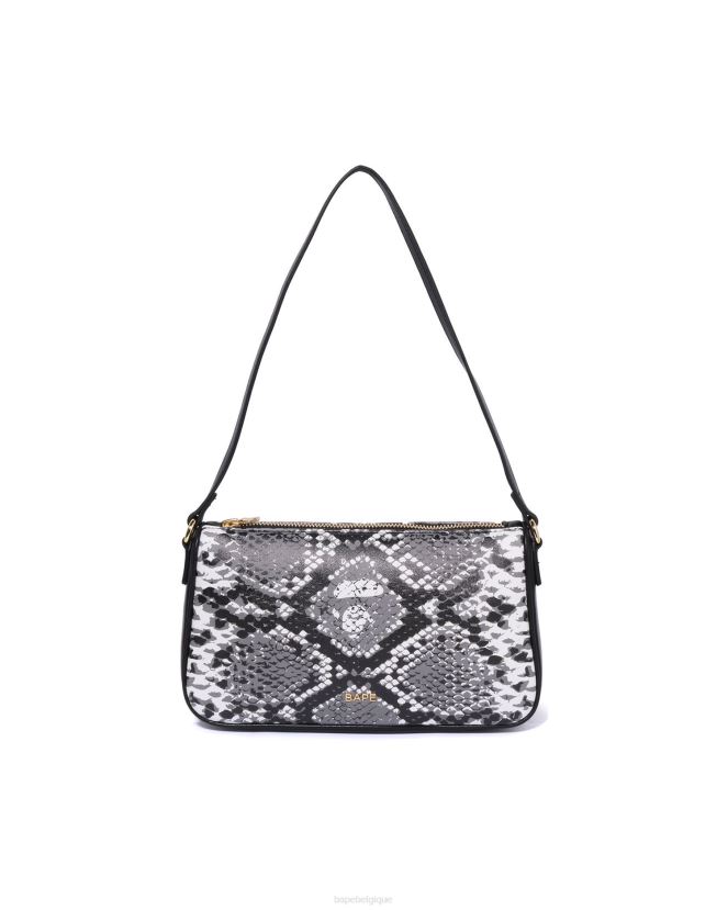 sac à main motif serpent A Bathing Ape femmes ZHX6N41109 gris