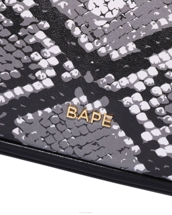 sac à main motif serpent A Bathing Ape femmes ZHX6N41109 gris