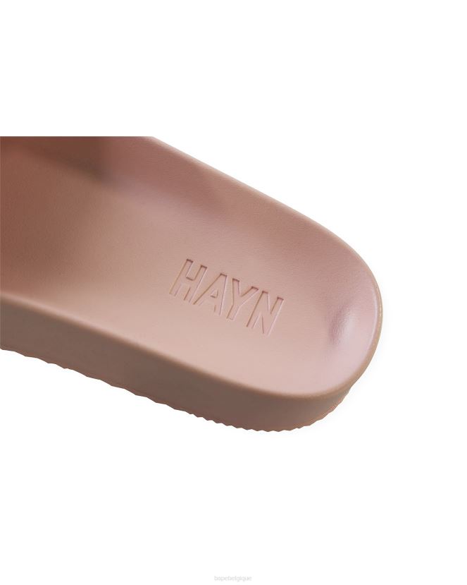 sandales à enfiler camouflage x hayn sta A Bathing Ape Hommes ZHX6N4729 rose pâle