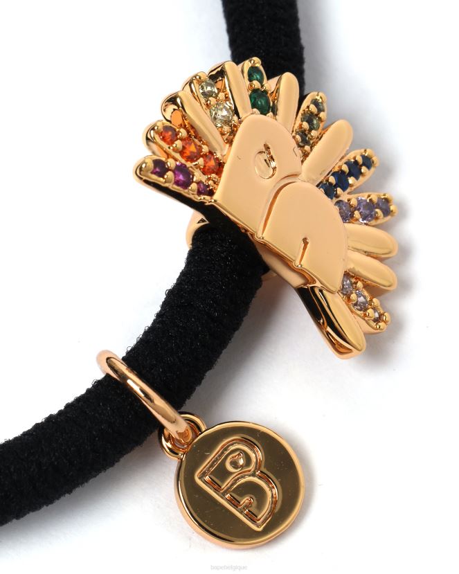 serre-tête à logo doré A Bathing Ape femmes ZHX6N41124 cause